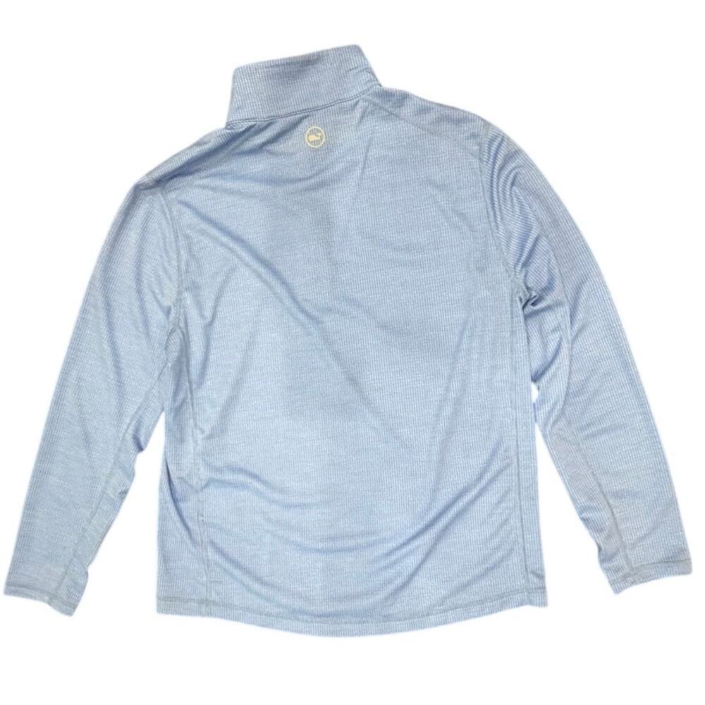 Vineyard Vines On-the-Go Sankaty Quarter-Zip Light Blue Size M - Picture 5 of 9